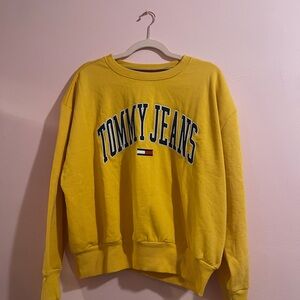 Tommy Hilfiger Yellow Crew Neck Sweater